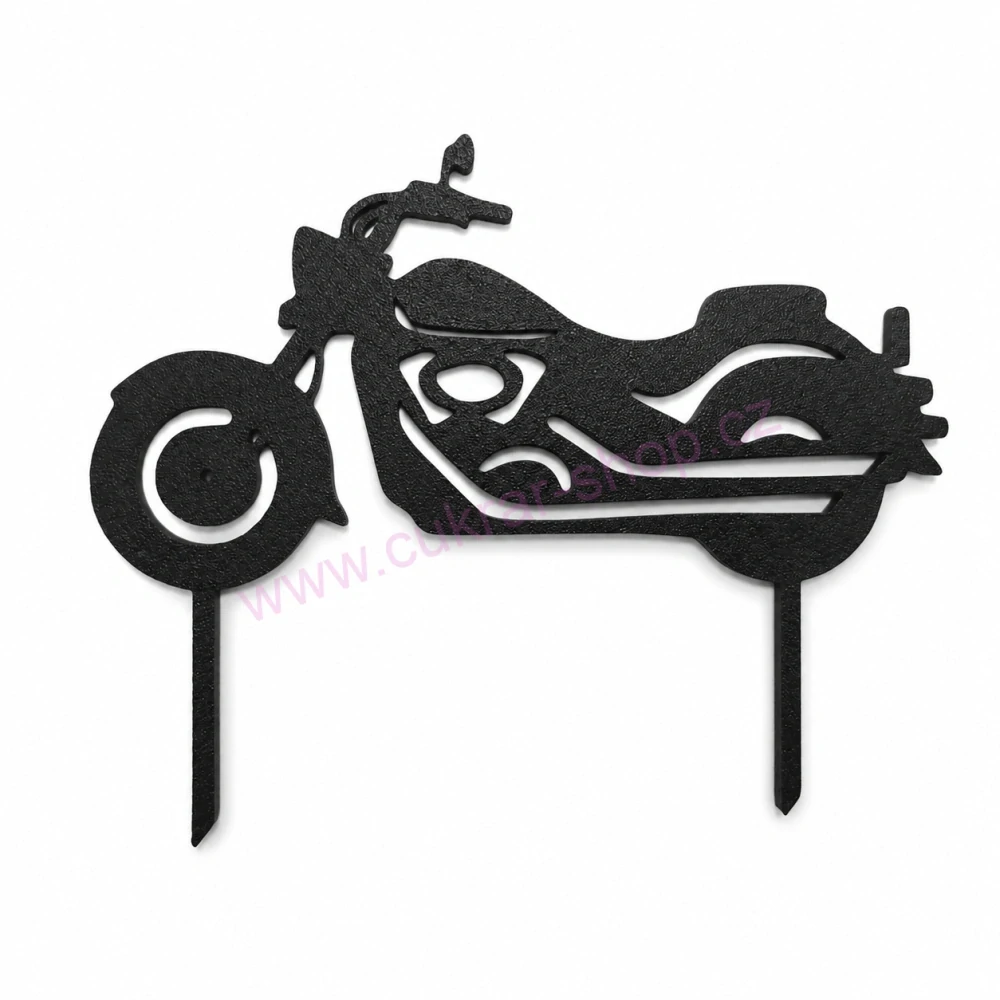 Zápich do dortu motocykl Cruiser