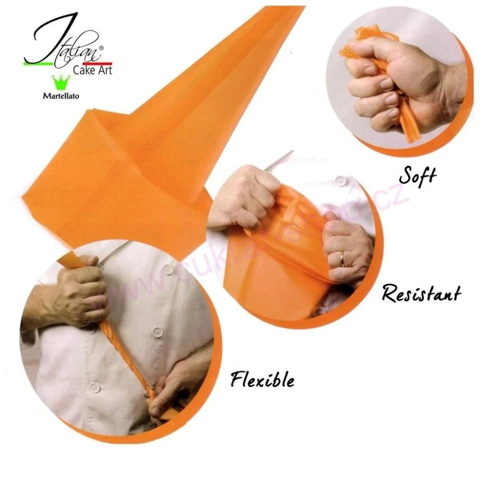 Sáček trezírovací 50cm silikon oranžový SUPERFLEX