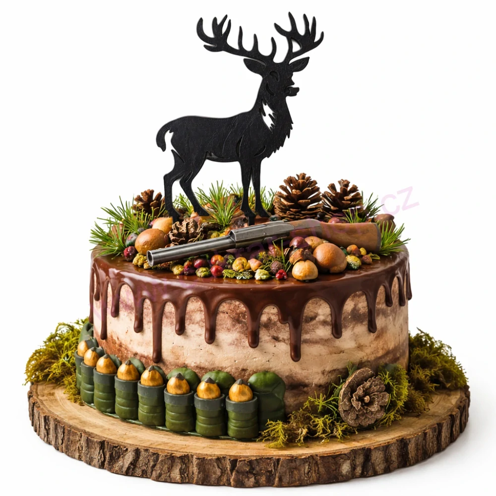 Zápich do dortu jelen 2