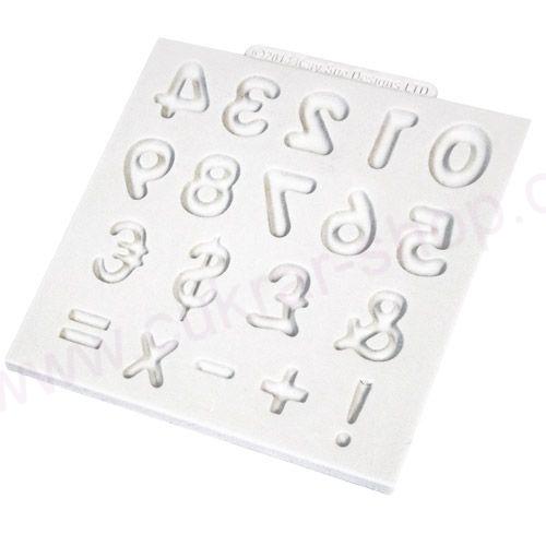 Silikónová forma Katy Sue Domed Numbers