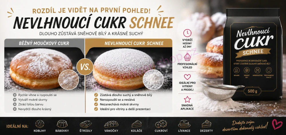Nevlhnoucí cukr SCHNEE 500g