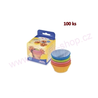 Košíčky cukrářské barevné 50x27mm 100 ks