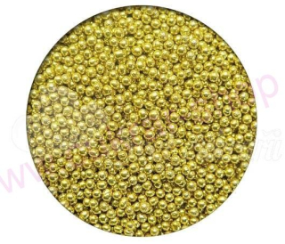 Cukrové kuličky II. ZLATÉ 6mm 50g