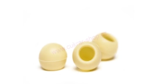 Čokoládové skořápky na pralinky BÍLÉ 10ks