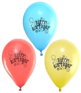 Nafukovací balónky HAPPY BIRTHDAY 5ks