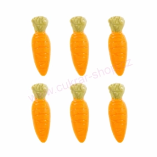 Mrkvička čokoládová 4,5cm/6ks