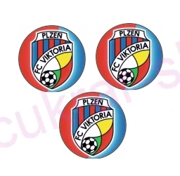 Jedlý papír s výsekem FC VIKTORIA 2