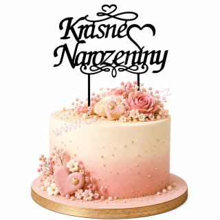 Zápich do dortu Krásné narozeniny