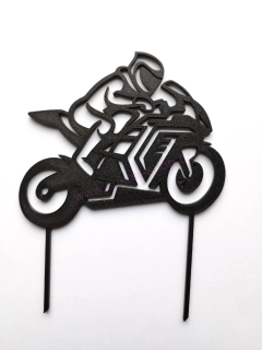 Zápich do dortu motorkář silnice