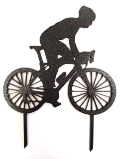 Zápich do dortu cyklista silnice výplet