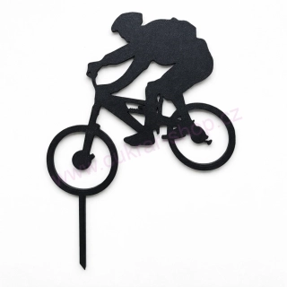 Zápich do dortu cyklista MTB celopero