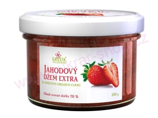 Jahodový džem extra 200g