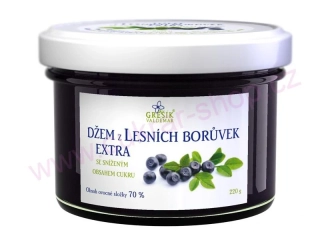 Džem z Lesních borůvek extra 220g