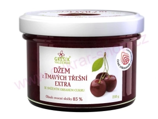 Džem z Tmavých třešní extra 210g