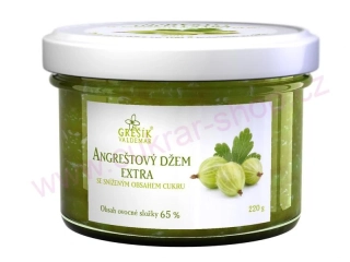 Angreštový džem extra 220g