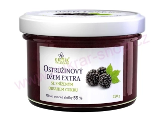 Ostružinový džem extra 220g