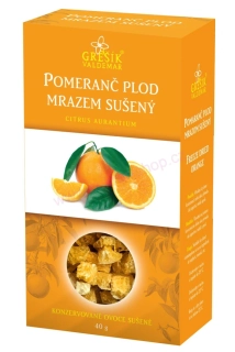 Pomeranč plod mrazem sušený 40g