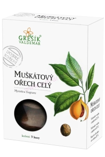 Muškátový ořech celý 3 kusy