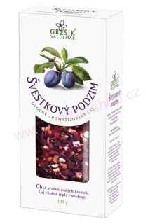 Švestkový podzim ovocný sypaný čaj 100g