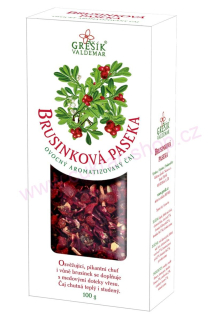 Brusinková paseka ovocný sypaný čaj 100g