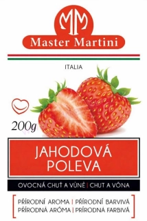 Poleva s JAHODOVOU příchutí MM 200g