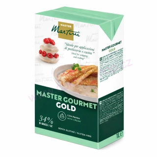 Rostlinná šlehačka neslazená 1L - Master Gourmet Gold 34%