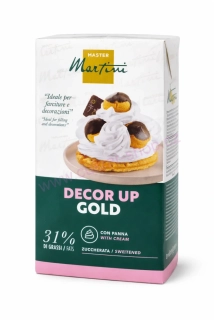 Rostlinná šlehačka slazená 1L - Decor Up Gold 31%