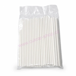 Papírové tyčky na lízátka Silikomart Easypop – 12 cm, 50 ks