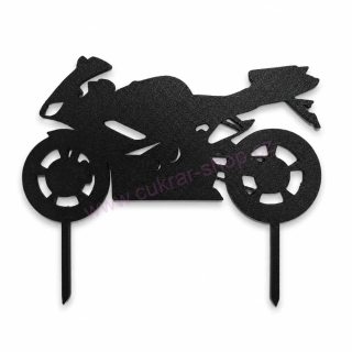Zápich do dortu sportovní motorka