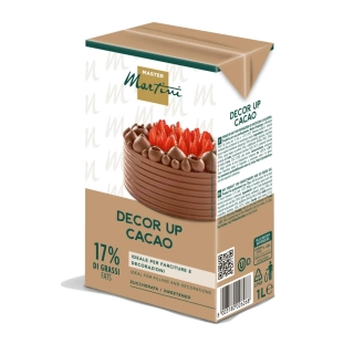 Rostlinná šlehačka slazená 1L - Decor Up Cacao 17%