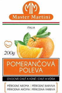 Poleva s POMERANČOVOU příchutí MM 200g
