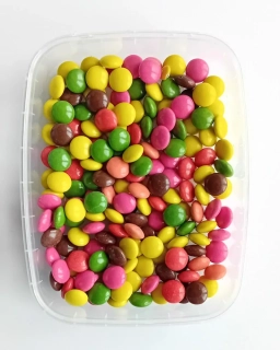 Barevné čoko-dráže mini 50g