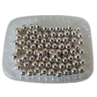 Cukrové kuličky III. STŘÍBRNÉ 8mm 50g
